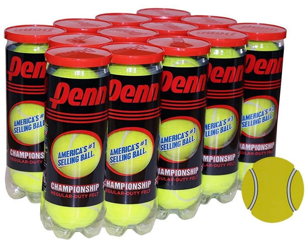 Penn Championship Regular Duty (Soft Court) Tennis Balls, 13 Cans (39 Balls) with Exclusive Tennis Ball Magnet