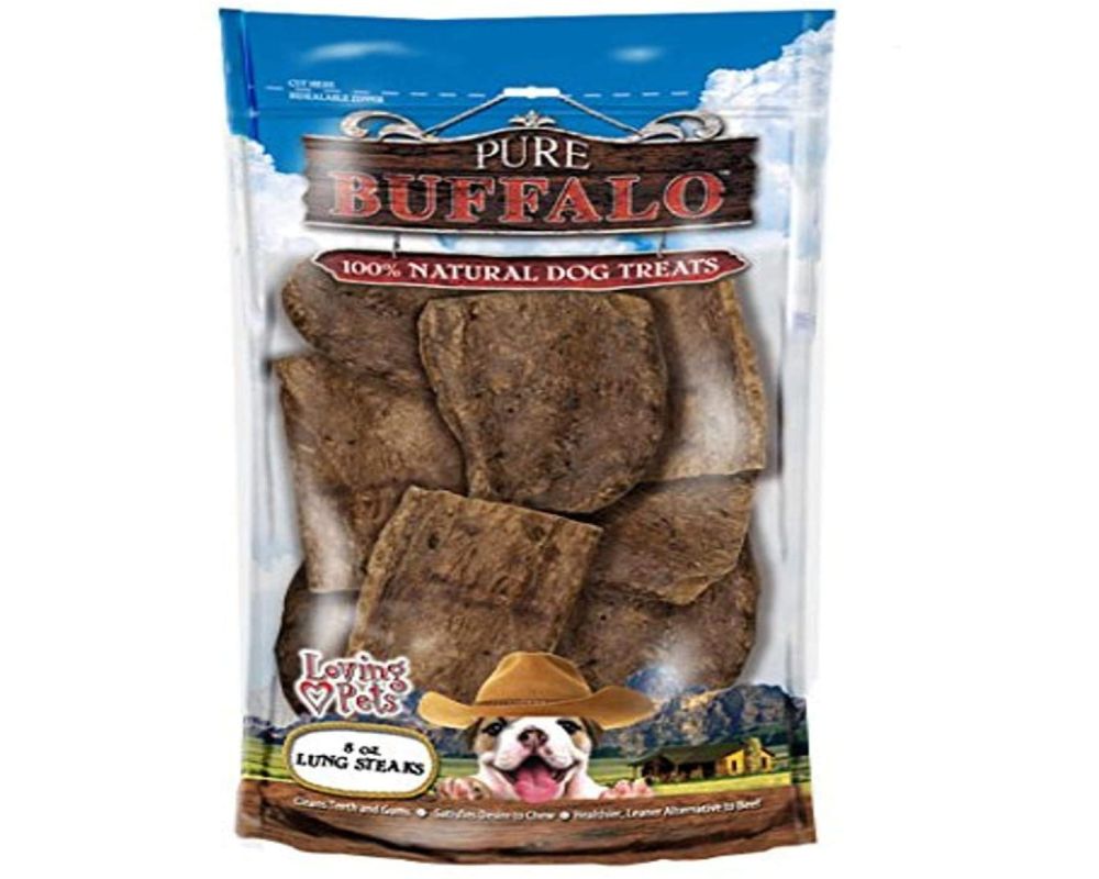 Loving Pets Pure Buffalo Lung Steaks
