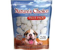 Loving Pets Nature's Choice White Knotted Bones