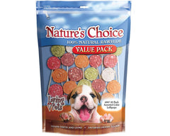 Loving Pets Nature's Choice Rawhide Lolliop Twist Sticks (20 Pack)