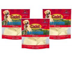 Cadet Rawhide Beef Chips (3 x 1 lb Pack)
