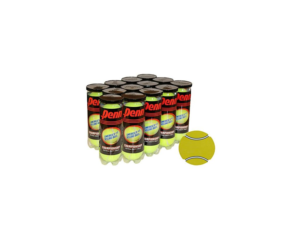 Penn Championship Extra Duty Tennis Balls (Hard Court), 13 Cans (39 Balls) with Exclusive Tennis Ball Magnet