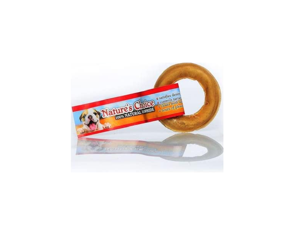 Loving Pets Nature's Choice Pressed Rawhide Donut
